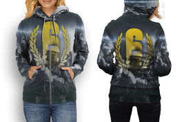 hoodie women zipper Rainbow Six Siege - $48.99+