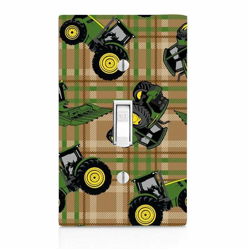 John Deere Tractor, Light Switch Cover, Outlet, Home Decor, Night Light, Knob