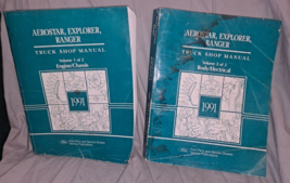 1991 Ford Aerostar Explorer & Ranger Truck Shop Repair Manuals OEM 2 Volumes - $74.79