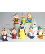 Snow White & Seven Dwarfs - Set of Eight Figures - Disney - Holiday Ornaments - $28.70