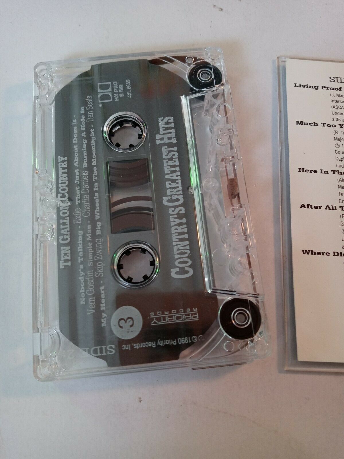 Country's Greatest Hits Vol. 3 Ten Gallon Country By Various Cassette 