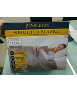 Pendleton Glass Beads Weighted Blanket 48&quot;x72&quot; Anxiety Stress Relief 15 ... - $29.70