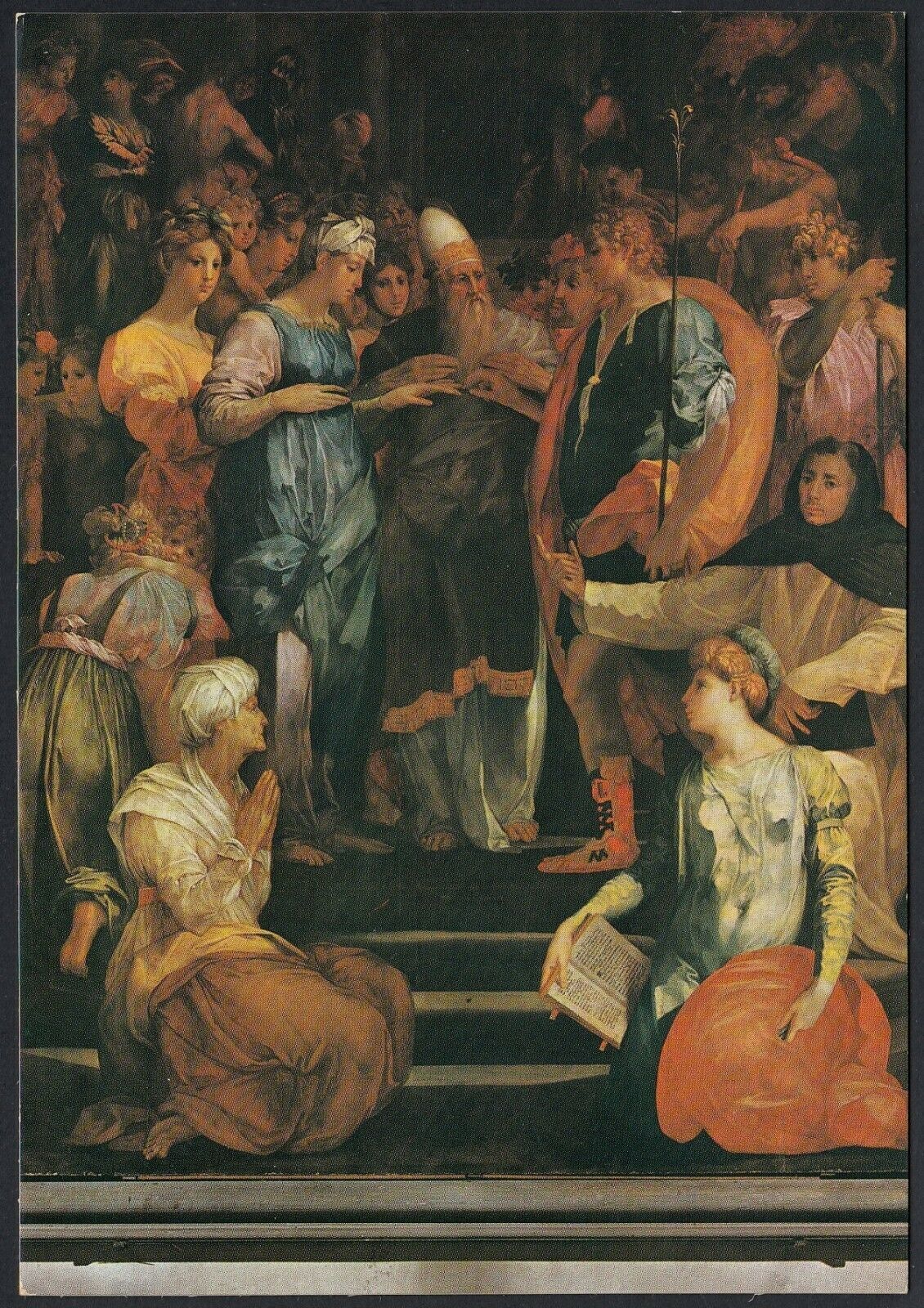 AA9287 Rosso Fiorentino Sposalizio della Vergine Cartolina postale Art AA9287 Rosso Fiorentino Sposalizio della Vergine Cartolina postale Art