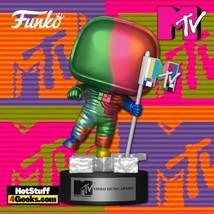 Funko Pop Icons MTV Moon Person Rainbow Metallic #18 In Pop Protector image 1