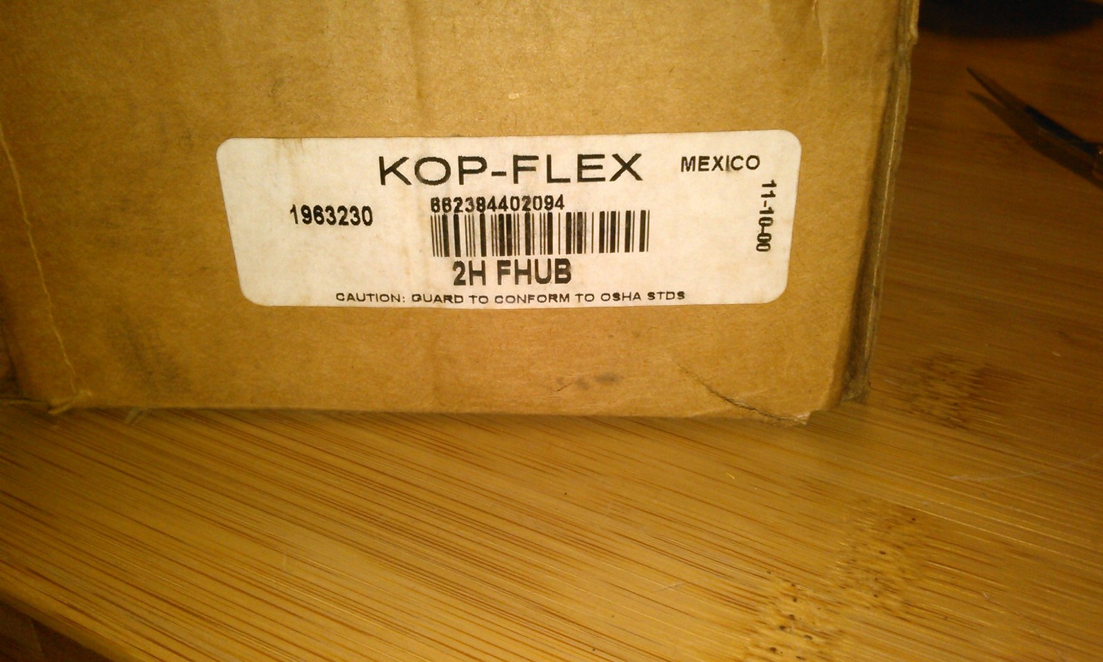 KOPFLEX 2H FHUB FLEX COUPLING HUB Flexible Couplings