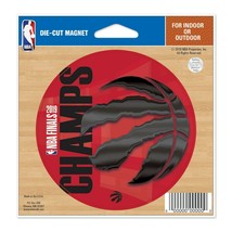 Toronto Raptors NBA Finals 2019 Champions 4" Diameter Magnet WinCraft - $14.95