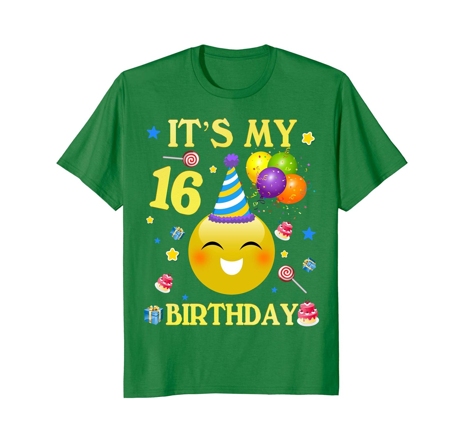 Dad Shirts - It's My 16th Birthday Shirt 16 Years Old 16th Birthday ...