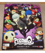 Persona Q Shadow of the Labyrinth Promotional Poster for Nintendo 3DS Vi... - $19.95