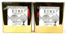 2 Count ETRE 7.05 Oz Luxury Collection Sandalwood Scented Candle