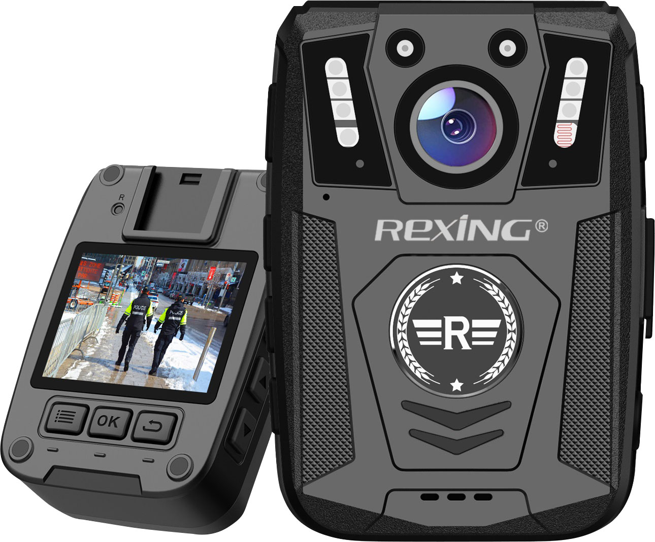 Rexing P1 FHD 64GB Flash Memory Body Camera