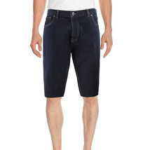 Men's Cotton Premium Quality Regular Fit Casual Jean Dark Blue Denim Shorts image 2