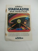 Activision Starmaster Basic Instuctions Atari VTG Video Game Booklet Man... - $8.00
