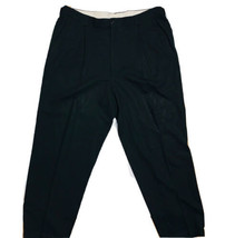 Georgio Armani Le Collezioni Mens Black Wool Pleated Dress Suit Pants Sz 38 - $60.00