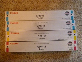 Four (4) Canon GPR-13 Toner Cartridges Magenta = 4642A03[AA] + Yellow - New - O - $24.95