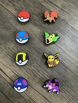 Pokemon Characters Video Games Charm For Crocs Shoe Charms - 8 Pieces - $15.35