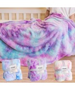 Staolene Throw Blanket, Faux Fur Blanket Super Soft Cozy, Pink Purple, 5... - $42.96