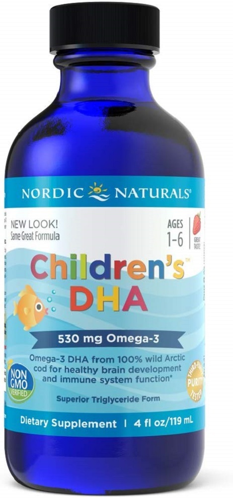 Nordic Naturals - Children's DHA, Healthy Cognitive Development, 4 Fl Oz