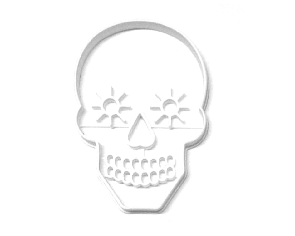 Primary image for Sugar Skull Dia De Los Muertos Day Of The Dead Cookie Cutter USA PR3255