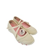 Champion Shoes 7 Womens Mary Jane Tan White Slip On Leather NWT Shoes - $22.00