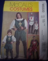 McCall’s Childrens &amp; Boys Knight Prince &amp; Samurai Costumes Size 3-8 #M55... - $6.99