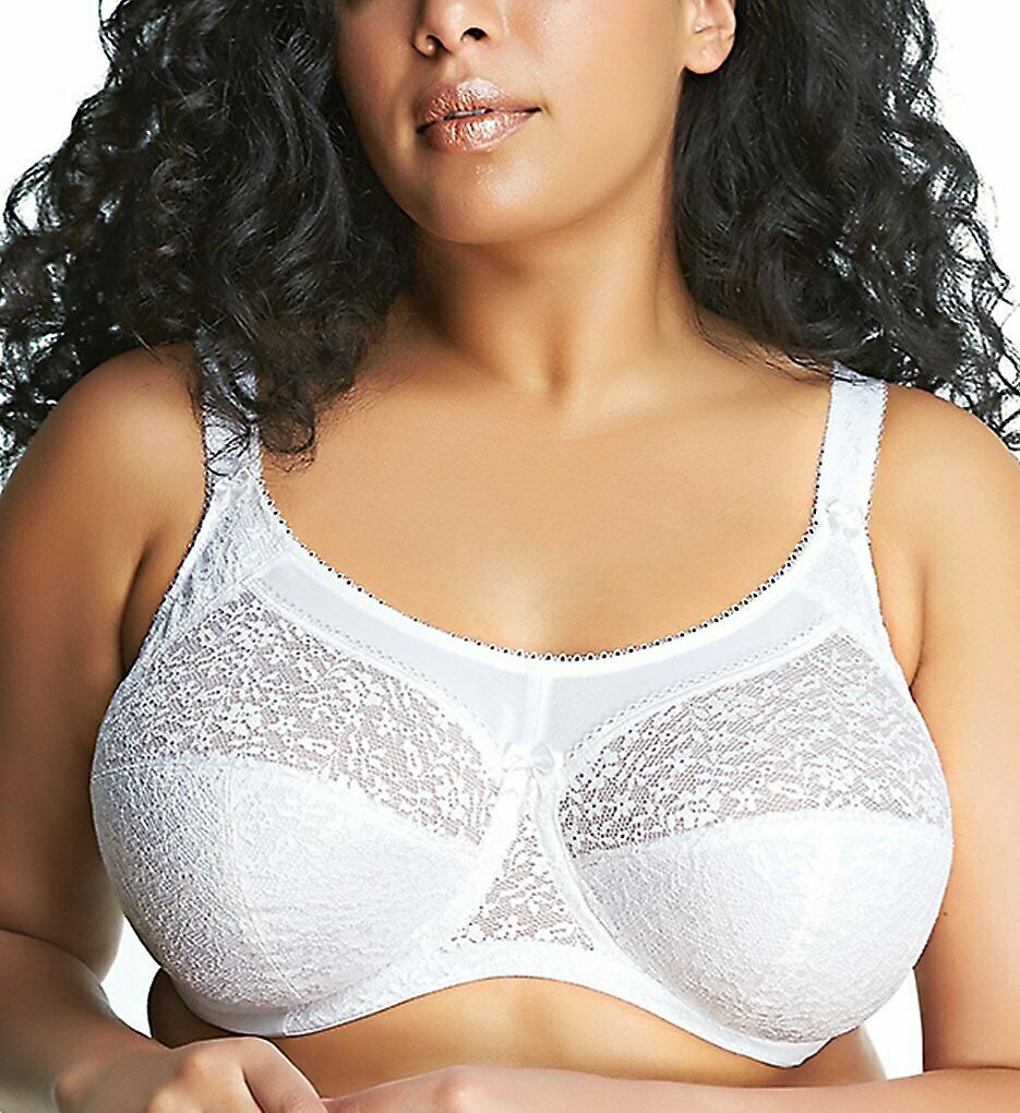 Goddess WHITE Adelaide Underwire Full Cup Bra, US 34J, UK 34GG Bras