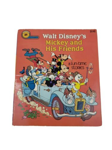 VTG A Golden Book 1977 Walt Disney’s Mickey and His Friends 8 Funtime  Stories