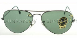 Rayban Aviator 3025 L9797 Mettalic Black G-15 Sunglasses - $142.03