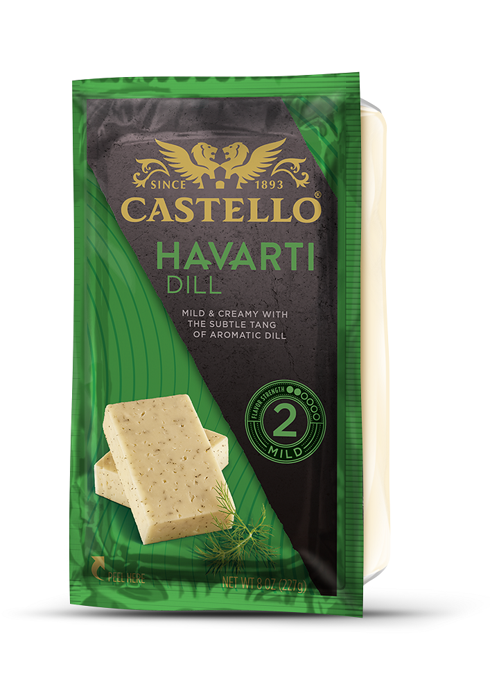 CASTELLO Havarti Dill Cream Cheese, 8 oz (6 Pack) Grocery Stores