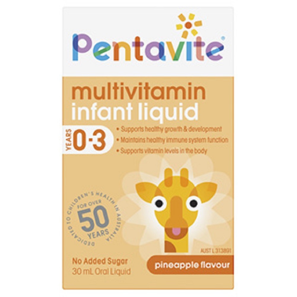 Penta-vite Liquid Multivitamins for Infants 0-3 yrs - 30mL