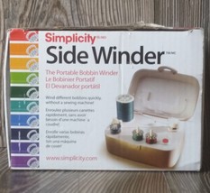 SIMPLICITY SideWinder Portable Bobbin Winder with Power Supply Tested Wo... - $21.77