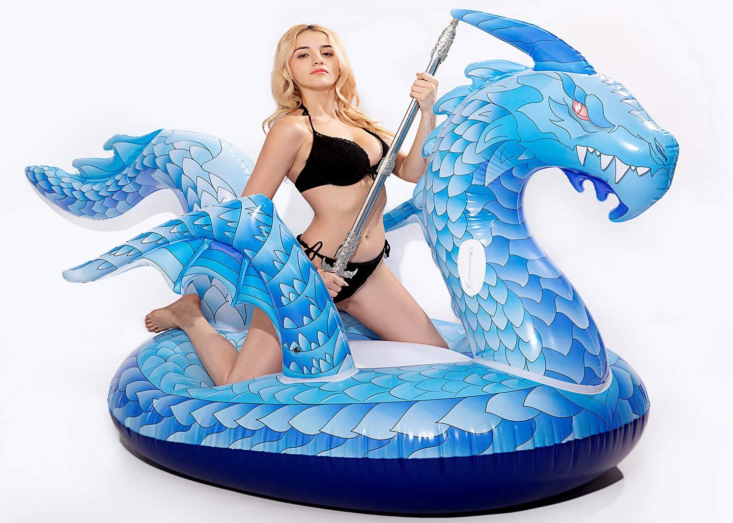 large inflatable dragon