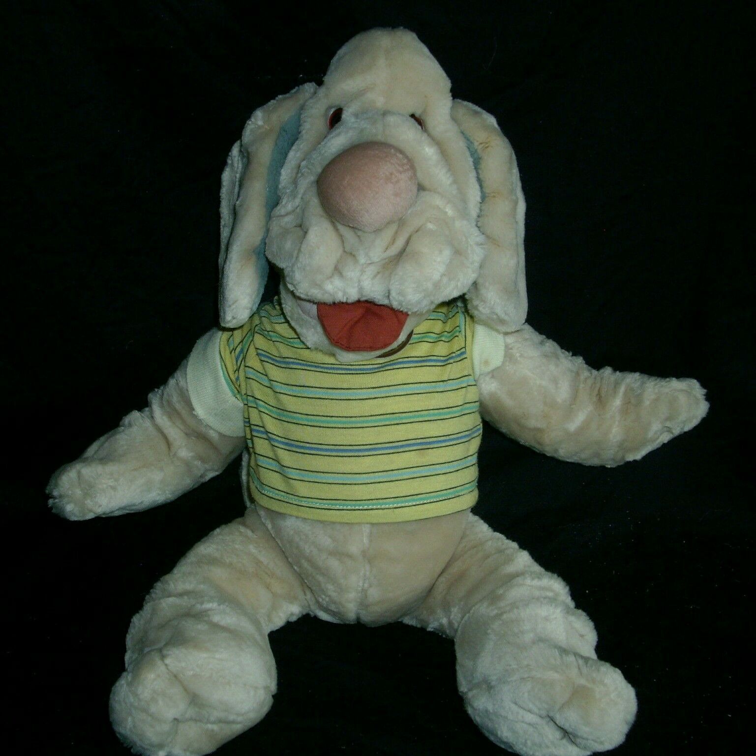16" VINTAGE WRINKLES STUFFED ANIMAL PLUSH HAND PUPPET HERITAGE