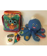 Baby Toy Lot Baby Einstein Octopus Classical Music Toy Lamaze Book Devel... - $24.99
