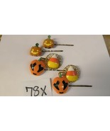 Lot  78X   6 NEW hand set Halloween bobby and hair pins various styles j... - $4.74