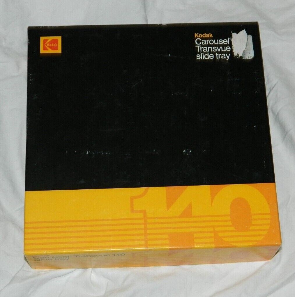 Kodak Carousel Transvue 140 Slide Trays in Boxes for Kodak Projector