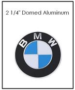 BMW Self Stick On Emblem - 2 1/4&quot; domed 3D aluminum logo auto car decal   - $9.99