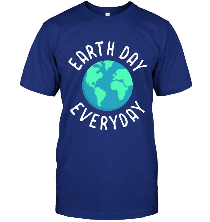 Kids Earth Day Shirt Cute Earth Day Everyday Save Planet - T-Shirts