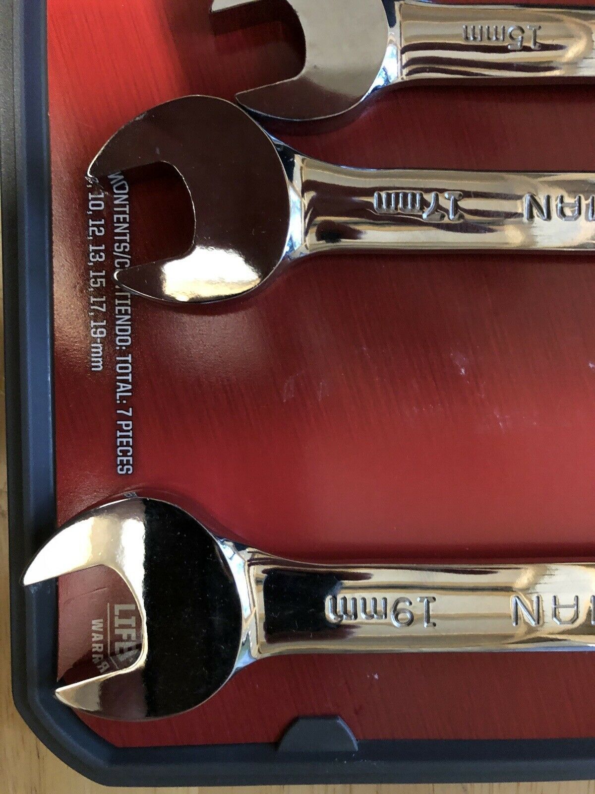 Craftsman 7 Piece Metric Flex Head Ratcheting Wrench Set 8 19mm