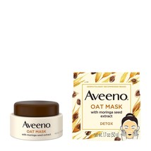 Aveeno Detox Facial Oat Mask with Moringa Seed Extract 1.7 Oz - $7.24