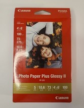 Canon PP-201 Photo Paper Plus Glossy II, 4x6 inch - 100 Sheets - $9.49
