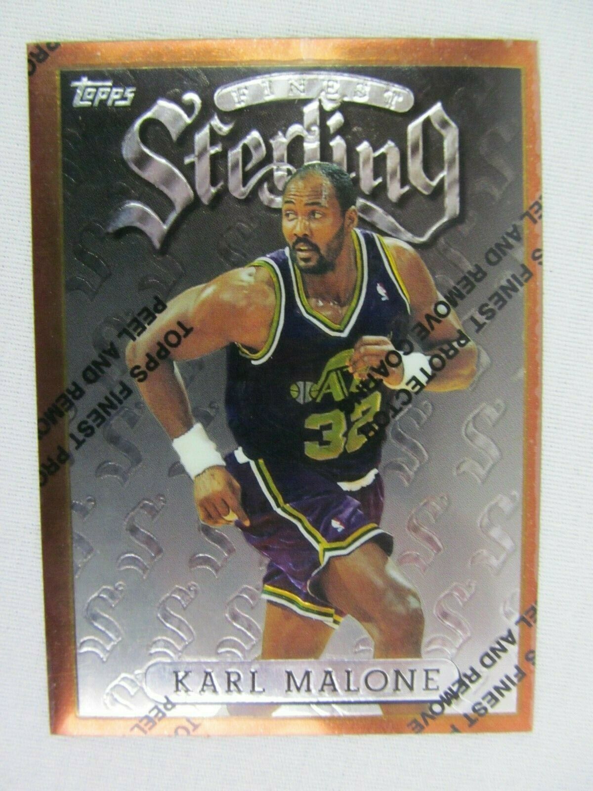 Karl Malone Utah Jazz 1996 Topps Basketball Card 52 - Basketball Cards