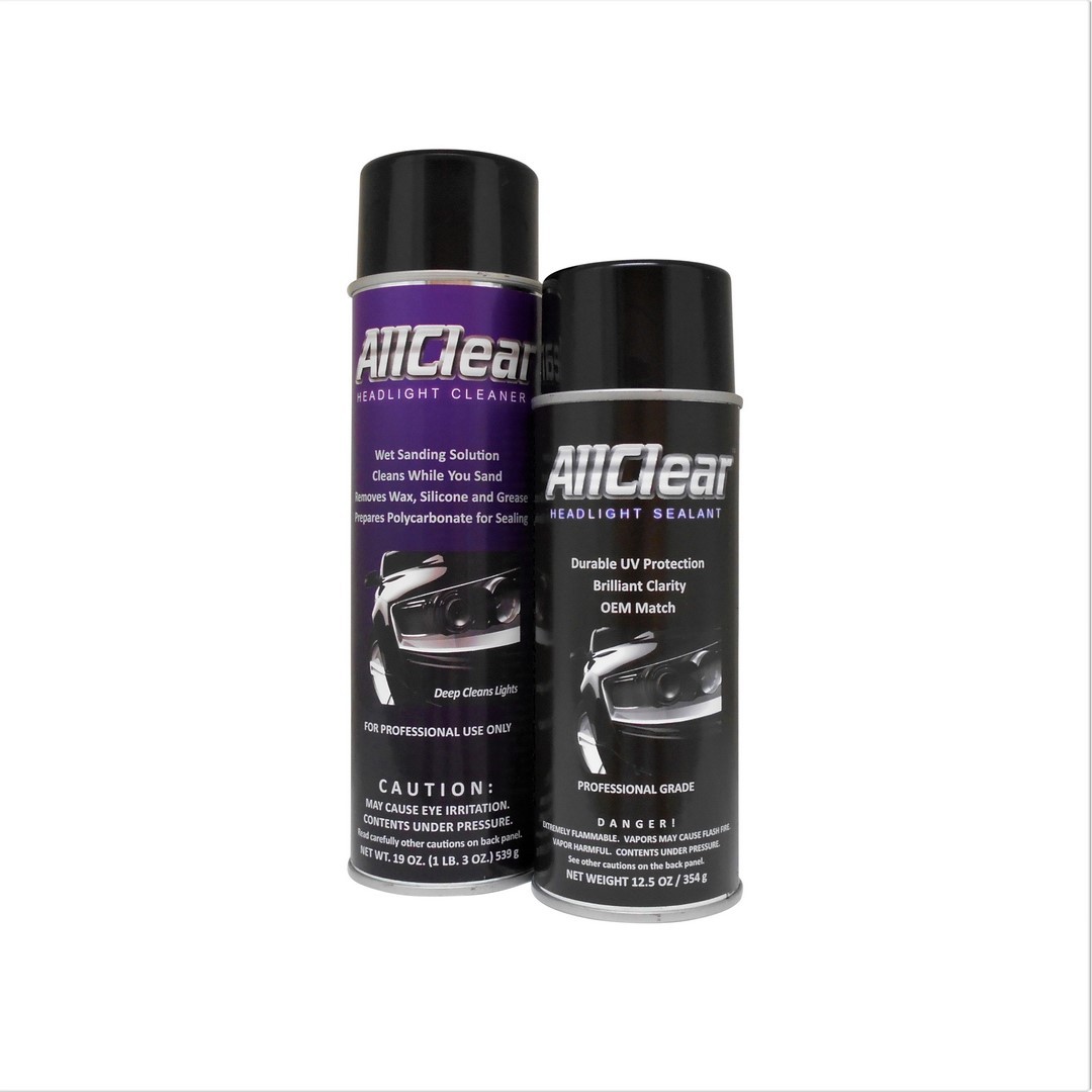Image of AllClear Headlight Cleaner and Sealant for professional headlight restoration