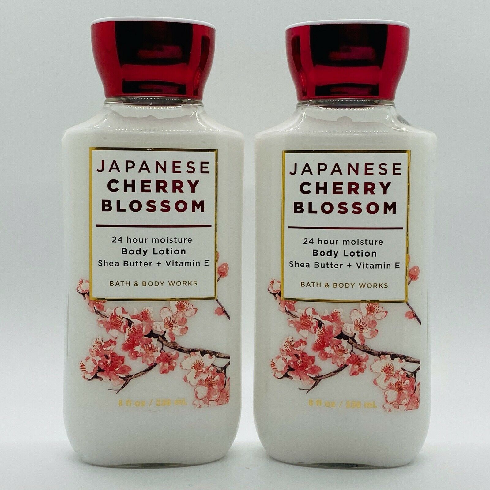 2 Pack Bath And Body Works Japanese Cherry Blossom Body Lotion 8 Floz 236 Ml Moisturizers 9768