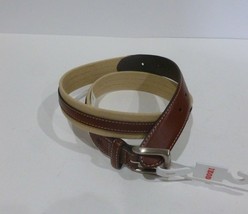 Size 32 3 PACK S All Leather Brown and Dark Brown Faded Glory Brand Belts