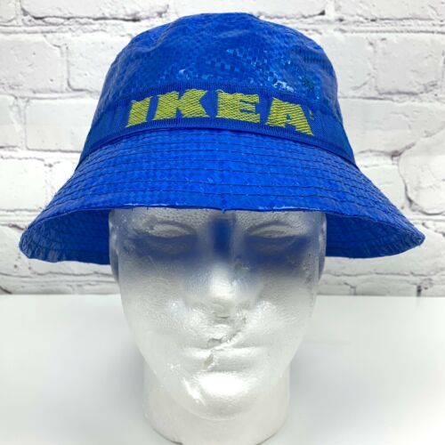 IKEA Bucket Hat KNORVA Frakta Bag Blue NEW With Tags NWT Hats