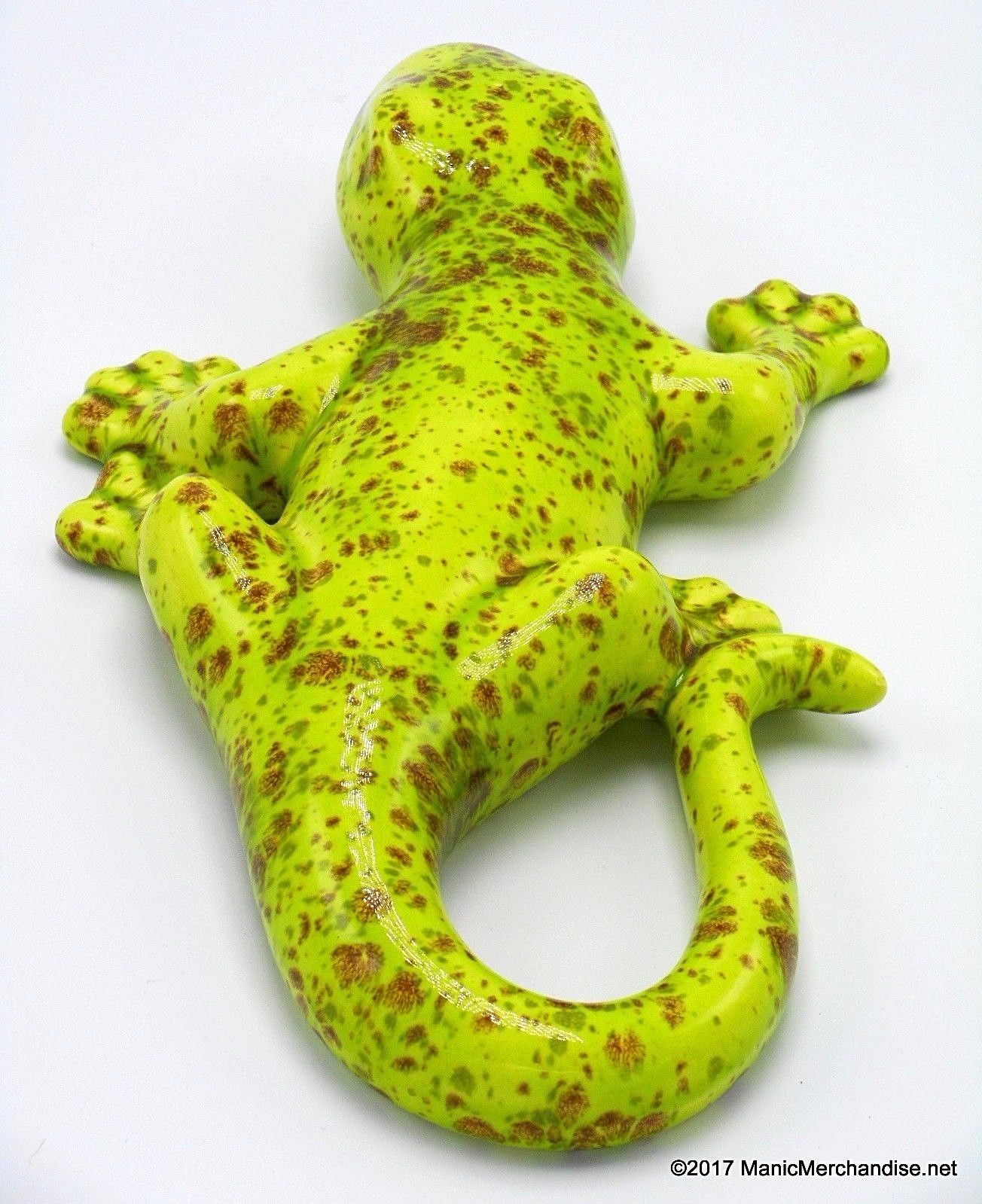 Ceramic Gecko Lizard Wall Garden Indoor Outdoor Decor ...