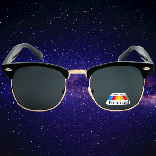 Unbranded - Gafas de sol moda retro para hombre lentes polarizado lujo espejo cuadrado uv400