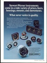 Vintage STEWART-WARNER Racing Gauges &amp; Instruments, 1973 Advertisement +... - $11.83