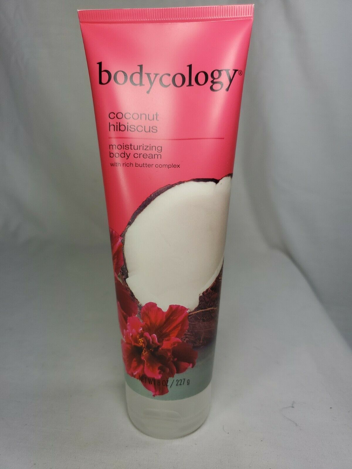 Bodycology Coconut Hibiscus Moisturizing Body Cream 8 Oz Rich Butter Complex Body Lotions 6043