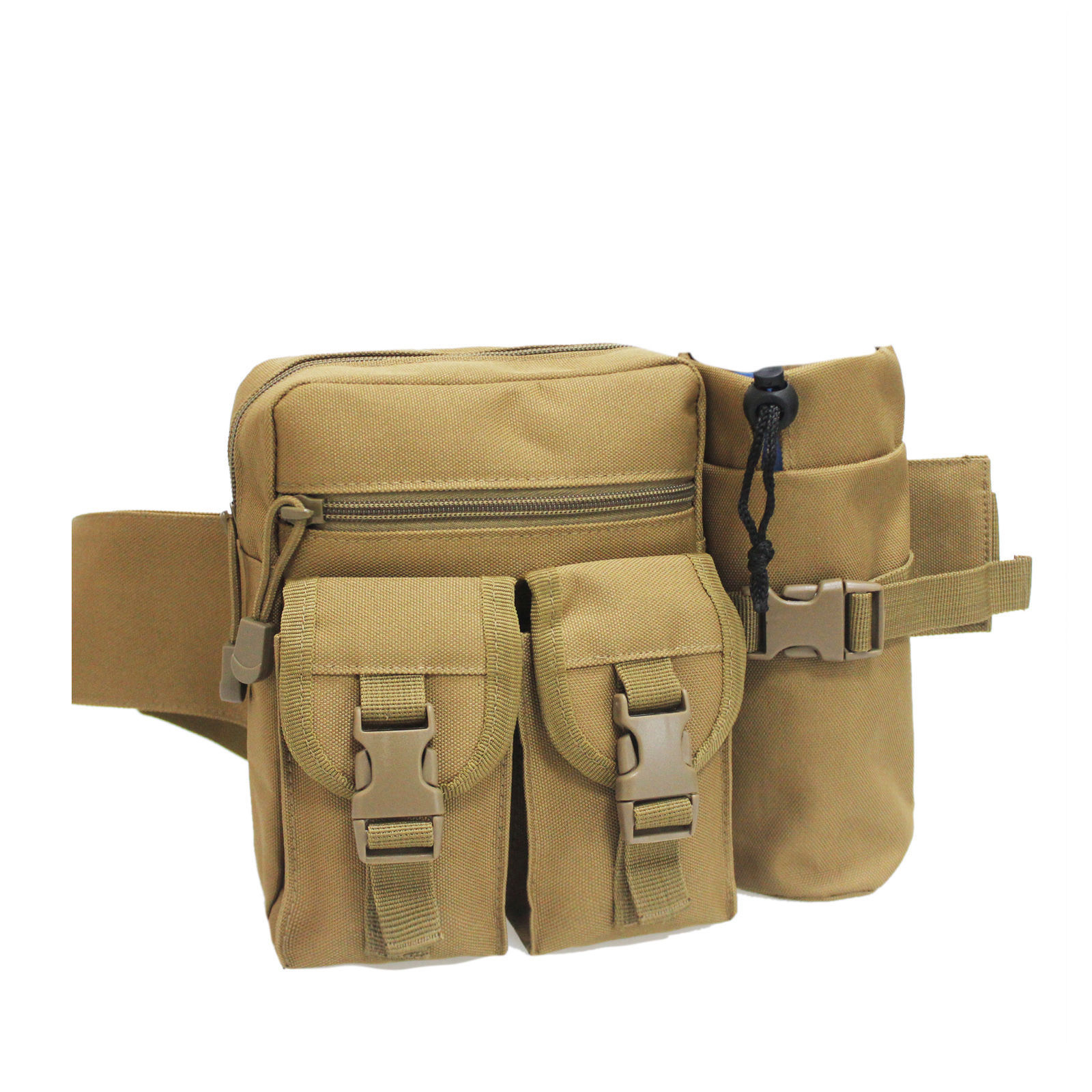 Men Military Tactical Sport Fanny Pack Hunting Hiking Waist Belt Pouch